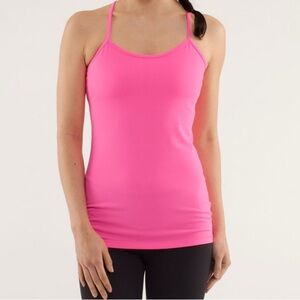 Lululemon Power Y Tank - Bright Pink